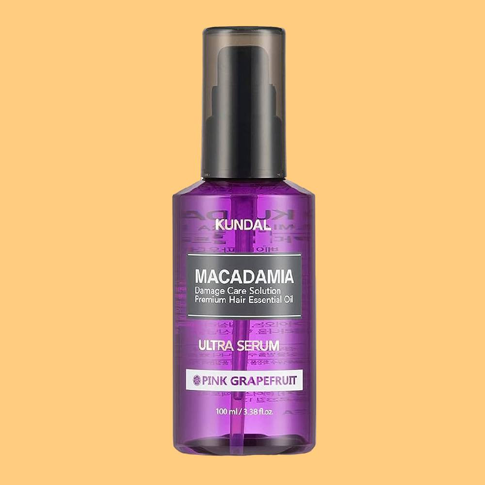 Kundal Macadamia Ultra Hair Serum Pink Grapefruit 100ml nourishing hair serum